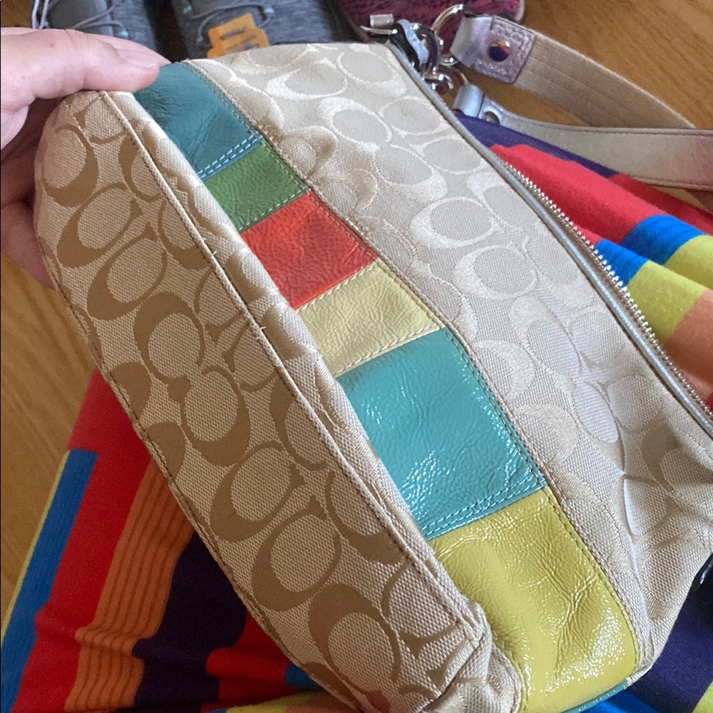 Coach Multicolor Patchwork Shoulder Bag - image 7